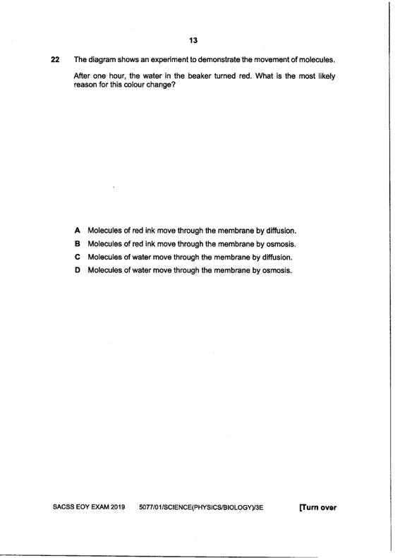 St Anthony's Canossian 2019 Sec 3 Combined Biology End-of-Year Exam, page 2