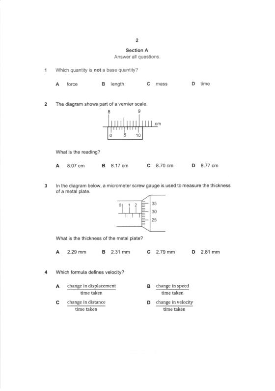 Admiralty 2022 Sec 3 Combined Physics End-of-Year Exam, page 2