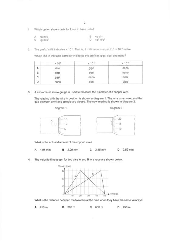 Beatty 2022 Sec 3 Physics End-of-Year Exam, page 2