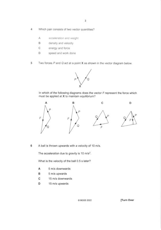 Bedok Green 2022 Sec 3 Physics End-of-Year Exam, page 2