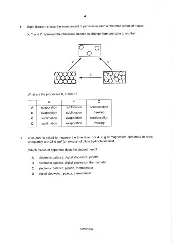 Broadrick 2022 Sec 4 Combined Chemistry Prelim Exam, page 2