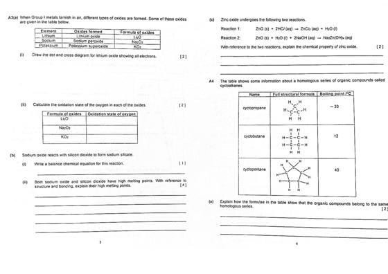 Yishun Town 2023 Sec 4 Chemistry Prelim Exam, page 2